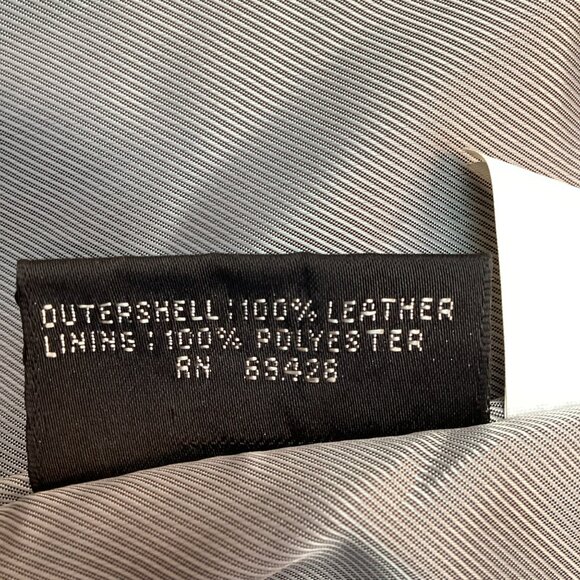 Pelle Studio Wilsons Belted Fitted Leather Jacket Womens XS Black Full zip Closu - Picture 12 of 13